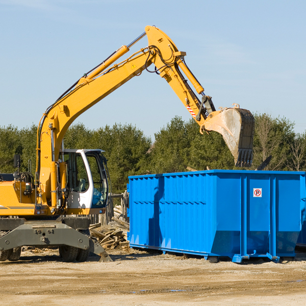 what happens if the residential dumpster is damaged or stolen during rental in Luttrell TN